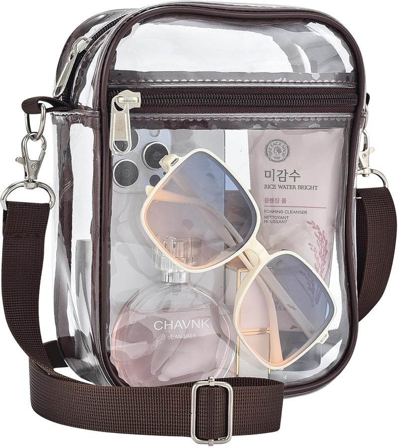 Busiuw Clear Bag for Stadium Events Small Mini Clear Purse Bag for Stadium Concerts Sports Events Festivals - Image 2